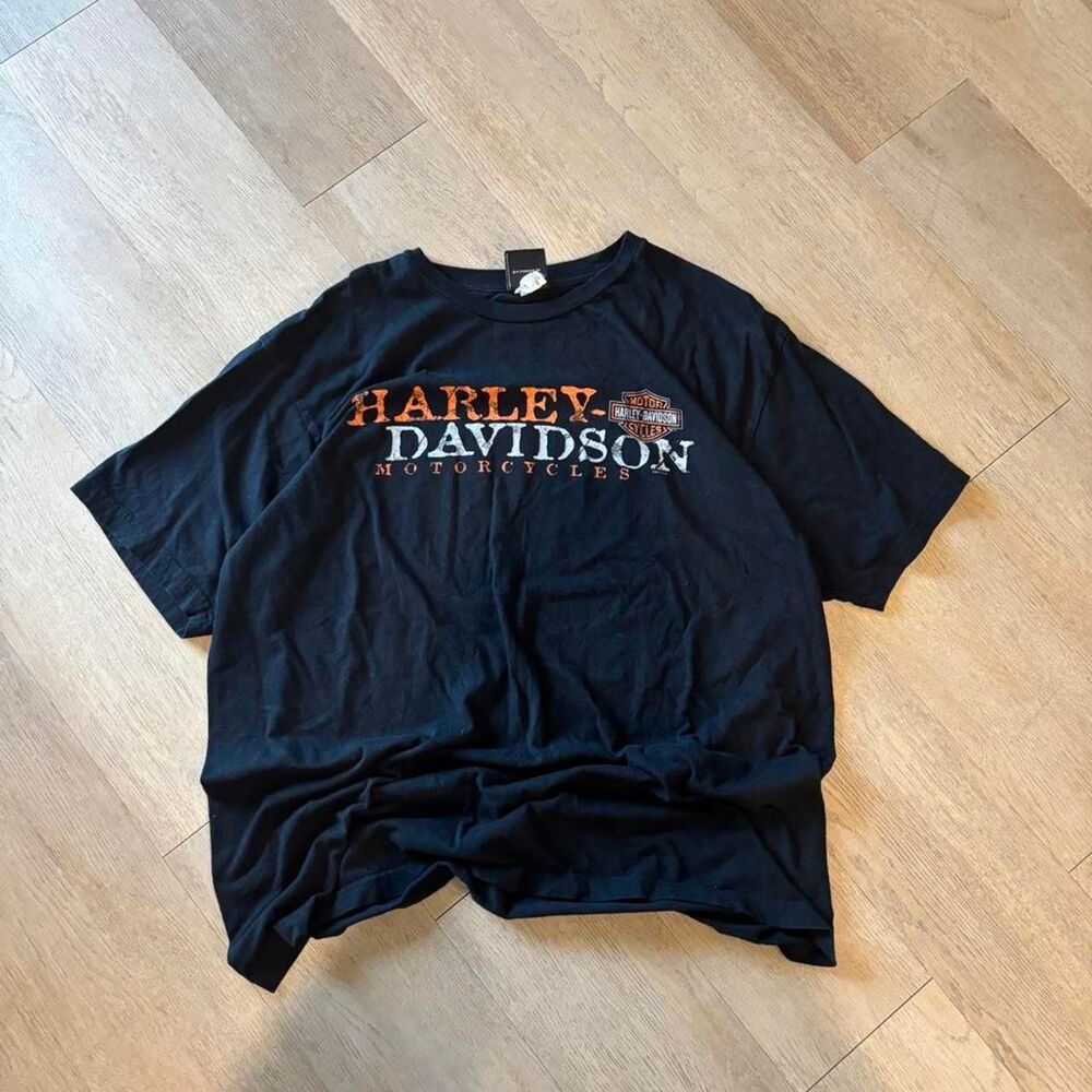 Harley-davidson Men's Black T-shirt